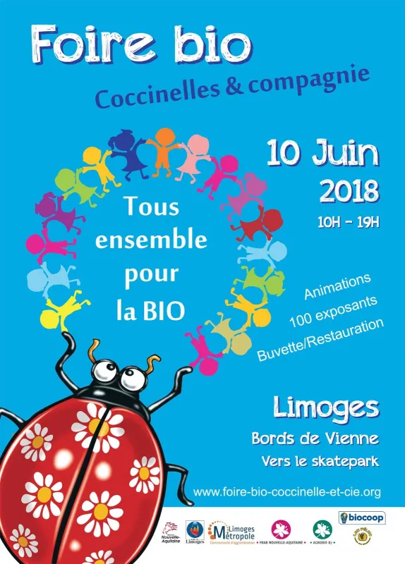 10 juin 2018 Foire bio coccinelles et compagnie, Limoges (87) Visuel